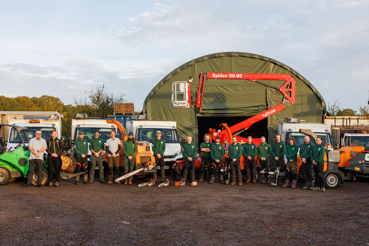 Dave Ford Tree Care Team and Equipment